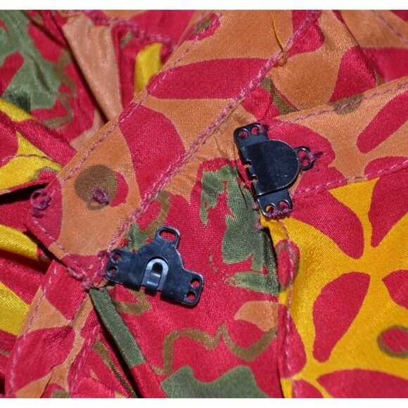 RARE Designer Oscar de la Renta 80's 2 PC Ensemble Silk Pants & Duster Size 10 - Picture 15 of 16